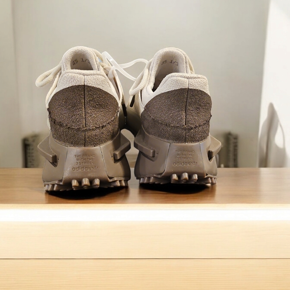 Adidas NMD S1 MAHBS Pharrell Humanrace Beige/Brown/Tan Sneakers - Picture 8 of 9